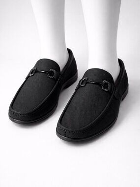 Beverly Hiils Polo Club Black Driving Loafers Size 8.5